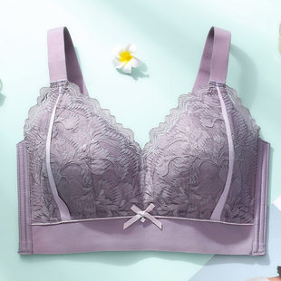 Summer underwear, thin supporting bra, plus size