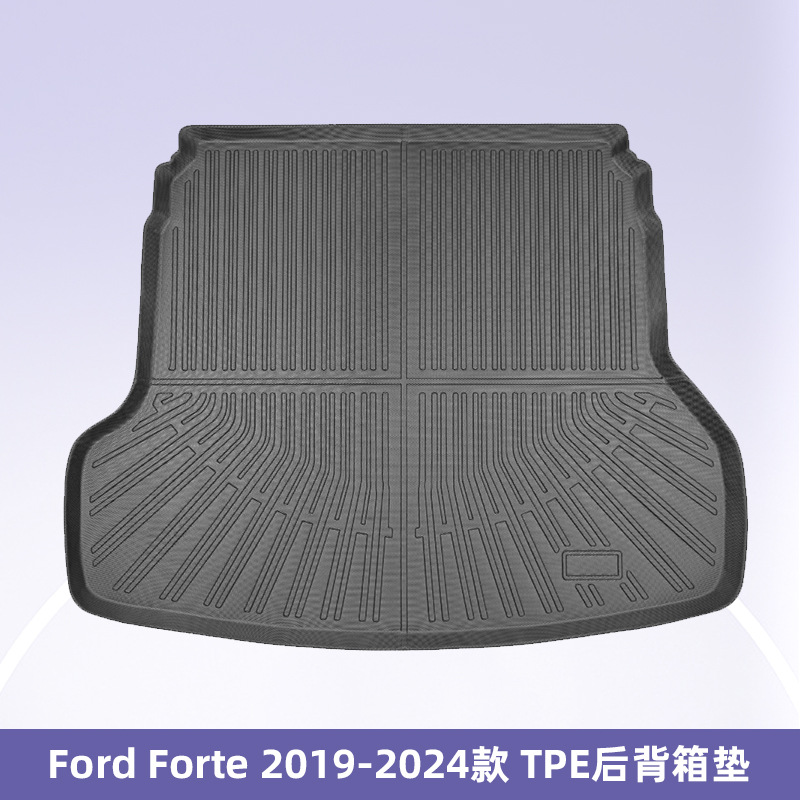 Aplicable a Ford Forte2019 - 2024 3D todo el tiempo TPE almohadilla de pie de automóvil cojín de colateral
