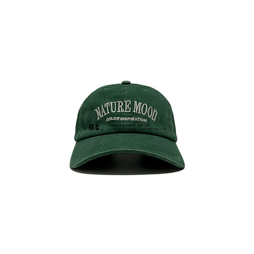 Spring and summer washed hat for women Korean INS retro old peaked cap showing face small soft top letter embroidered baseball cap