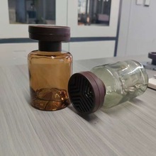 火山底香薰瓶车载玻璃瓶盖子喷漆透明瓶子高档爆款新品家居香薰瓶