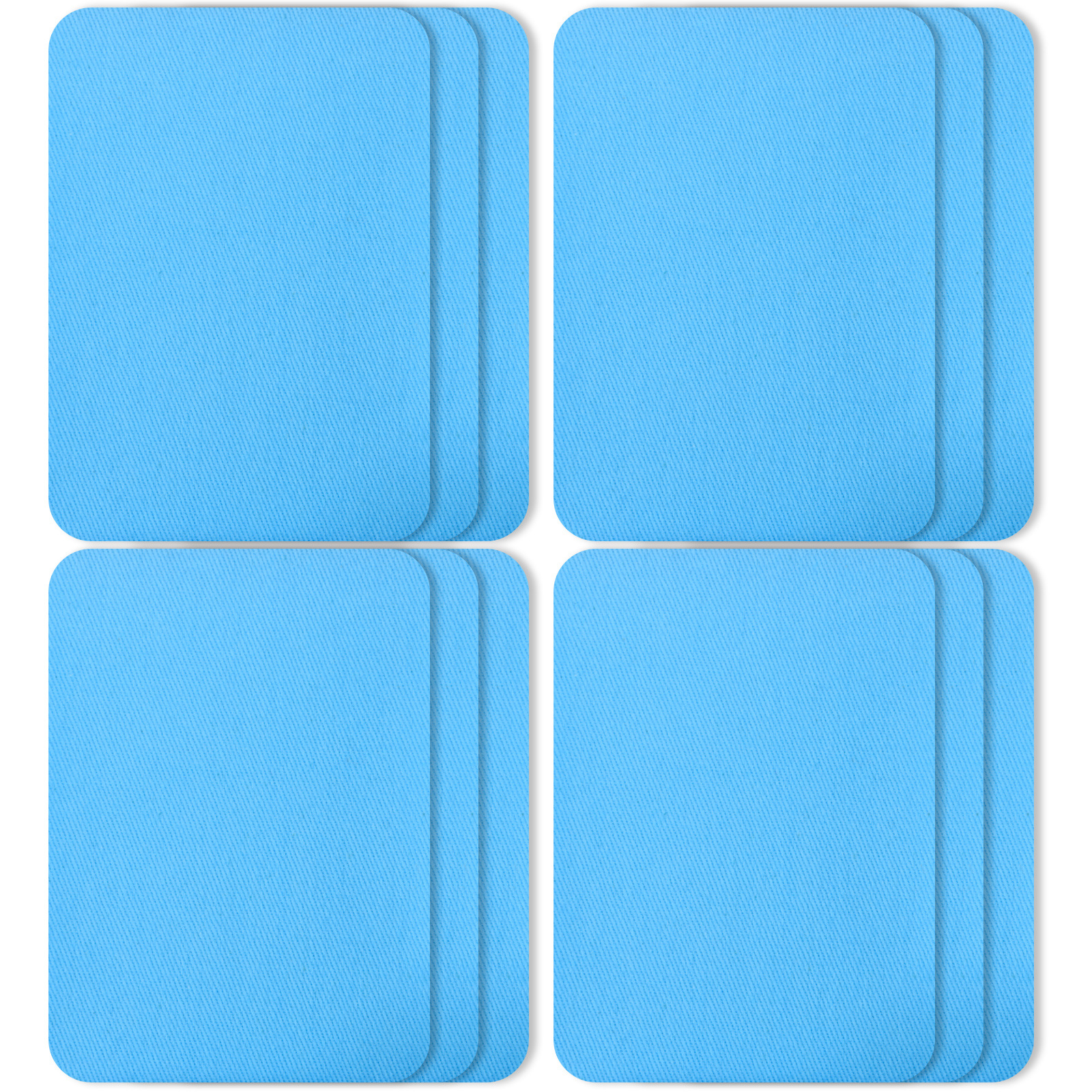 Parche de tela de algodón al por mayor parche de manga cuadrado parche de mezclilla camisa de suéter adhesivo de alta calidad parche de codo parche de rodilla