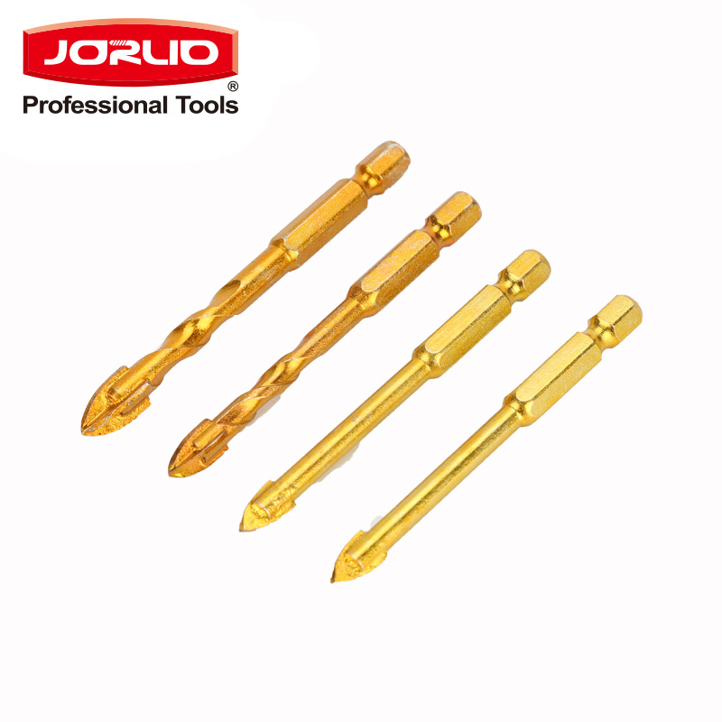 精镭 三角钻钻头打孔钢铁钻头合金打孔钻陶瓷钻头