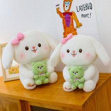 外贸新款抱熊兔子毛绒玩具公仔玩偶儿童玩具抱枕娃娃生日礼物批发