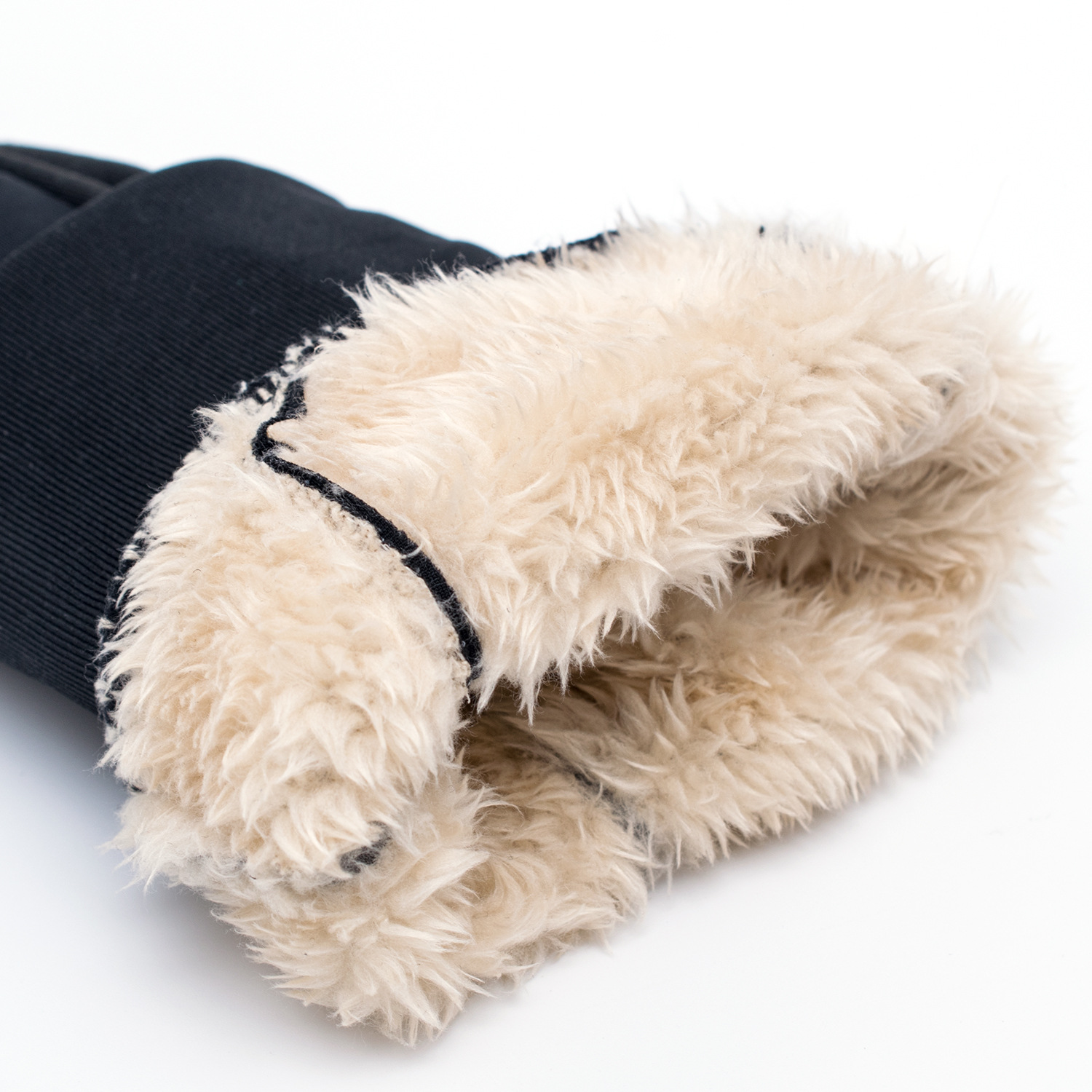 Transfronterizo fabricantes negro ciclismo al aire libre guantes térmicos a prueba de viento antideslizante guantes de bicicleta unisex carretera