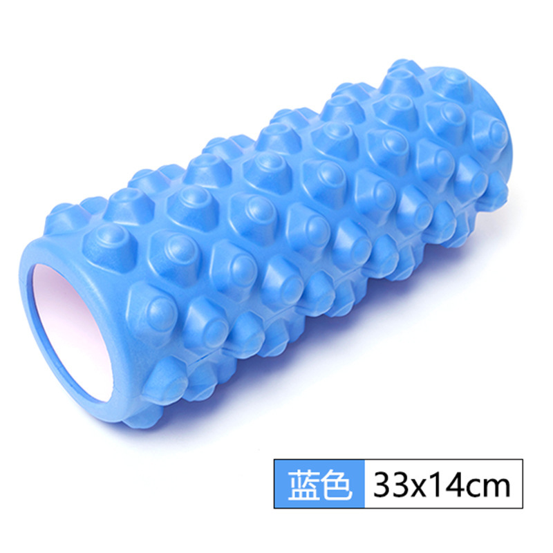 Rodillo de masaje de eje de espuma de yoga columna de yoga Ejercicio de palo de diente de lobo fitness pierna flaca relajación muscular Rolling back eje de masaje