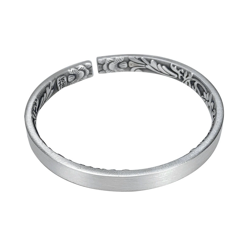 Ethnic silver bracelet handmade, ethnic style, silver 925 sample, Chinese style, Birthday gift