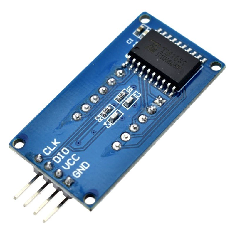 TM1637 4-значный цифровой трубчатый дисплей модуль светодиодной регулировки яркости с помощью аксессуаров для часов