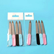 现货不锈钢美甲锉指甲锉去死皮两用修甲锉灰指甲打磨工具美容配件