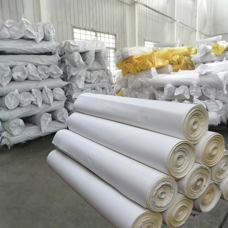 Lona de silicona blanca resistente al desgaste, transpirable, impermeable, protector solar, yurta al aire libre, tienda, tela de poliéster, rollo completo al por mayor