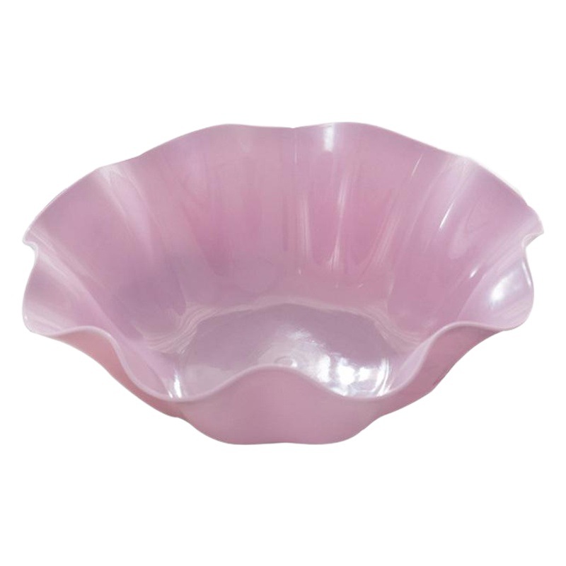 Plato grande para frutas y verduras con borde acanalado, plato de plástico para dulces, frutero estilo europeo para semillas de melón, plato para frutos secos y aperitivos para el hogar.