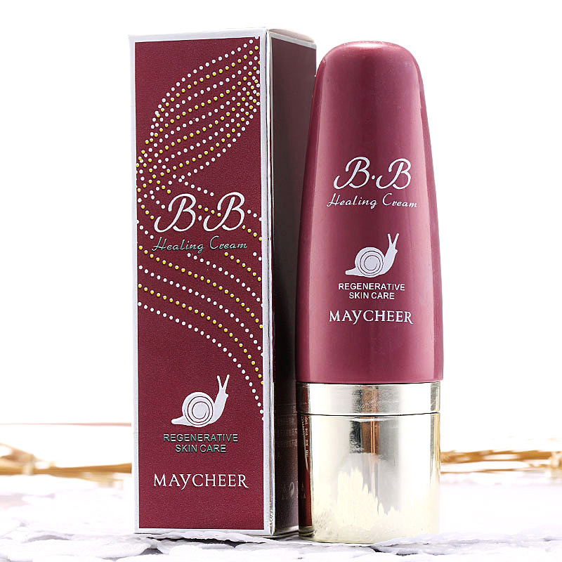 Beauty Snail Essence Repair Multi-Effect BB Cream Isolation Cream Concealer Moisturizing Nude Foundation With Cotton Tip