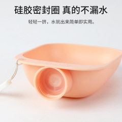 ペットの浄水器の携帯犬の随行コップは口をぬらさないで屋外のペットのコップの水筒の猫の犬の用品は卸売りします。