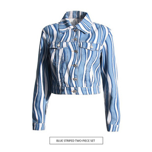 2025 New Autum Fashion Versatile Short Slim Fit High-End Contrasting Denim Jacket for Women