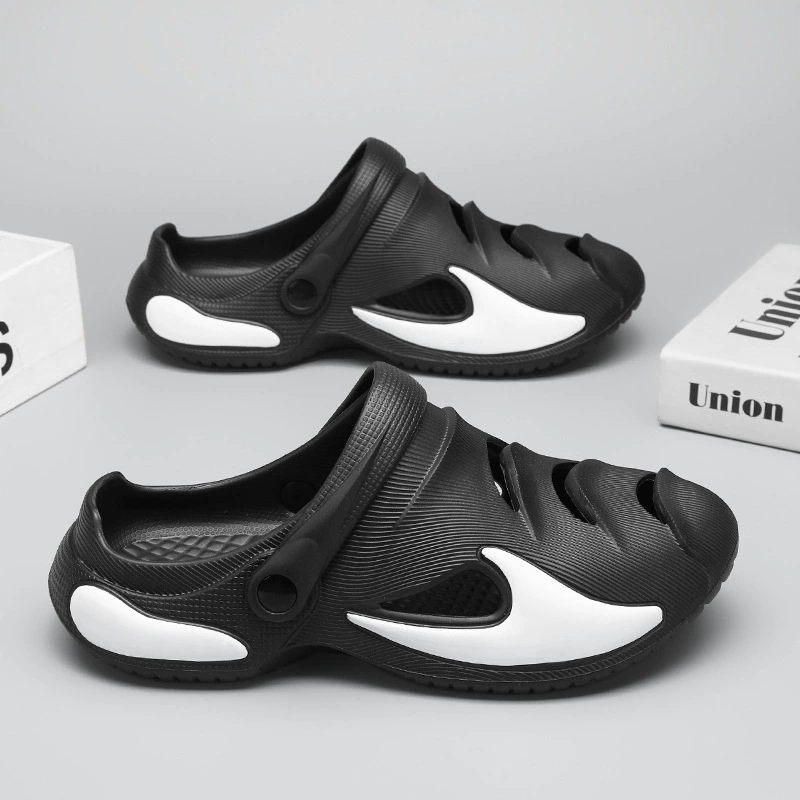 О продукте: Прямая Продажа с фабрики тапочек на толстой подошве пещерные туфли мужские корейские пляжные туфли с мягкой подошвой дышащие повседневные сандалии мужские