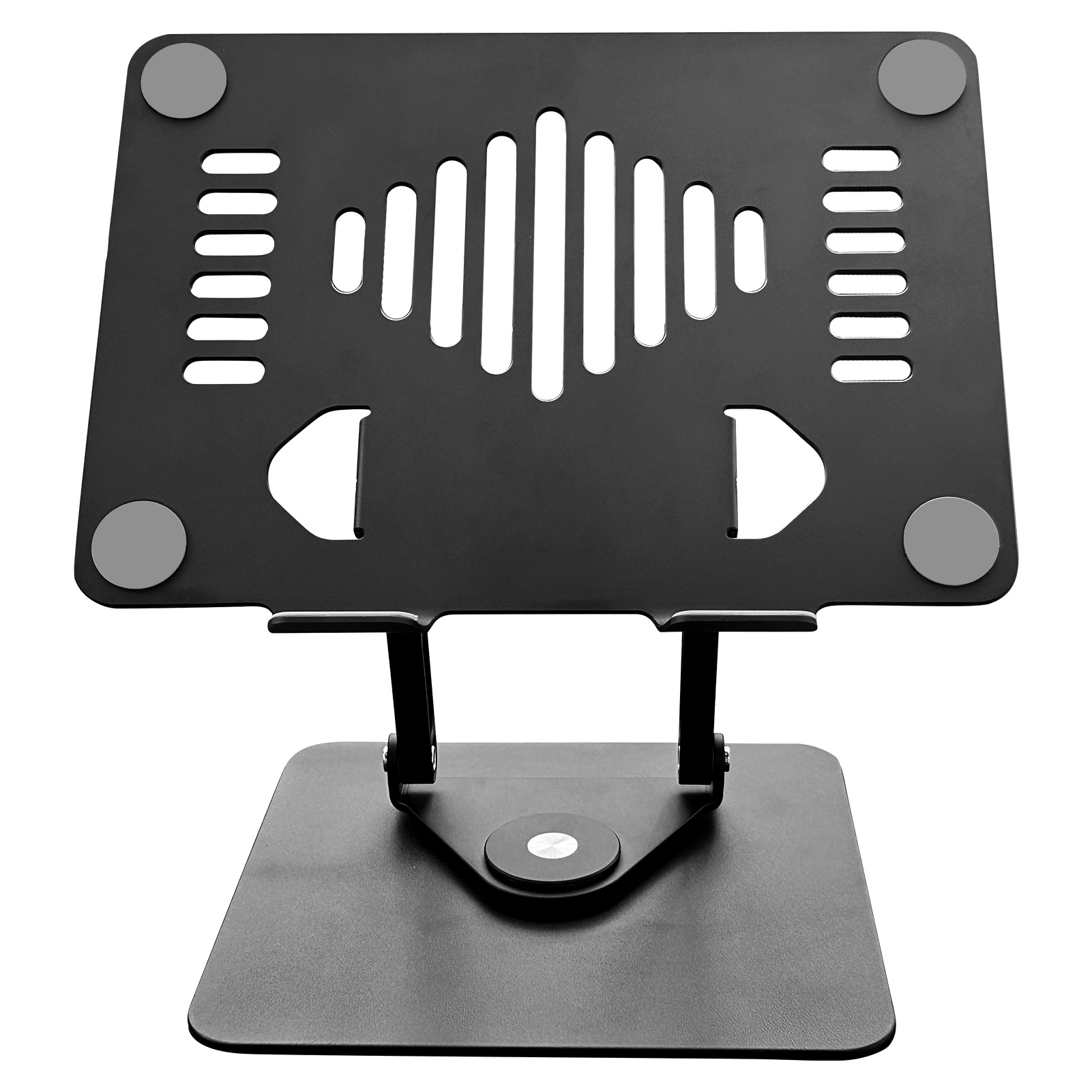 Nuevo elevador de metal plegable de doble capa base de rejilla de enfriamiento escritorio Laptop soporte para computadora tableta soporte para computadora portátil