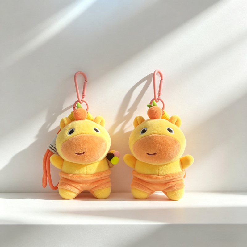 Super Cute Internet-Famous Capybara Plush Toy Pendant, Adorable Backpack Car Keychain Doll, Couple's Birthday Holiday Gift Super Cute Internet-Famous Capybara Plush Toy Pendant, Adorable Backpack Car Keychain Doll, Couple's Birthday Holiday Gift