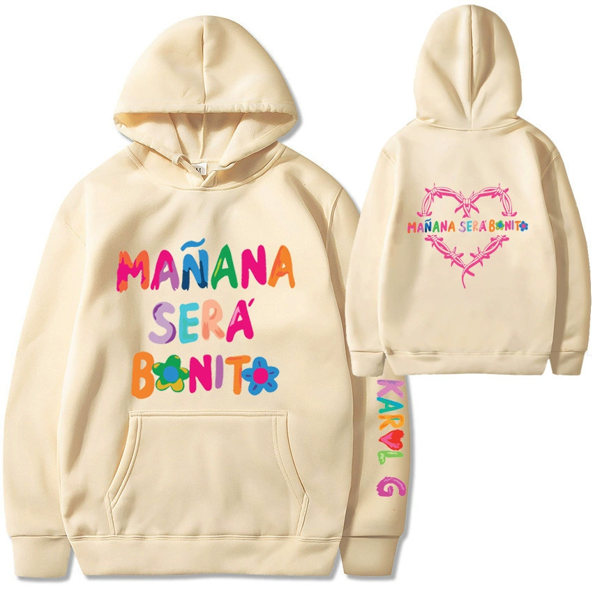 Amazon трансграничная Европейская и американская мода толстовка с капюшоном с буквой Karol G, повседневная мужская и женская одежда оптом