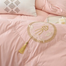 静音羽绒被壳半成品自充绒自制专用内胆套羽绒服翻新被超柔软被套