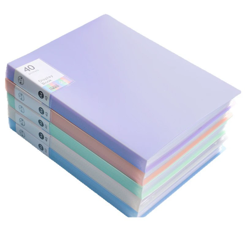 A4 Data Book Transparent Multi -layer Live Folder PP Student Prize Test Paper Storage Book File Pregnancy Examination Spectrum Folder