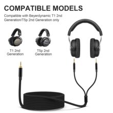 严选拜亚动力T1 二代三代 T5P适用耳机线卡农线平衡线3.5mm音频线