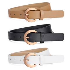 New Summer Fashion Accessory Alloy Pin Belt for Women, Students, and Youth - Simple Decorative Belt for Girls