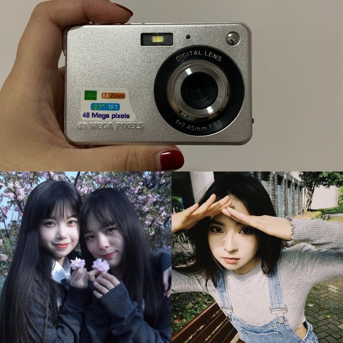 4800W Pixel Student Camera Small High-Definition Digital Camera Dv Entry-Level Portable Ccd Card Machine