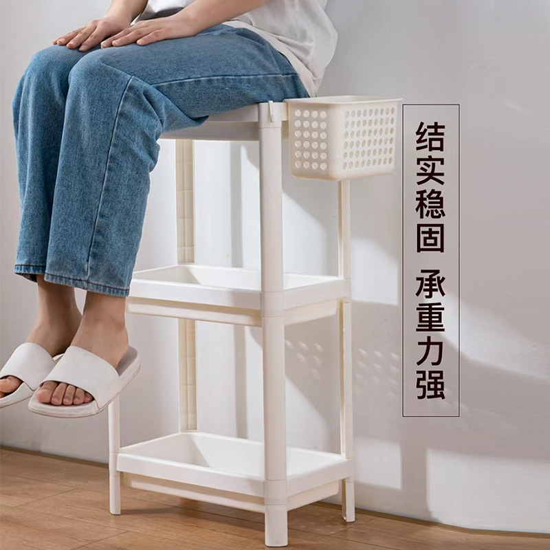 Cuarto de baño de almacenamiento de piso de baño rack de almacenamiento de lavabo de inodoro