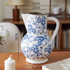 Blue and white porcelain kettle