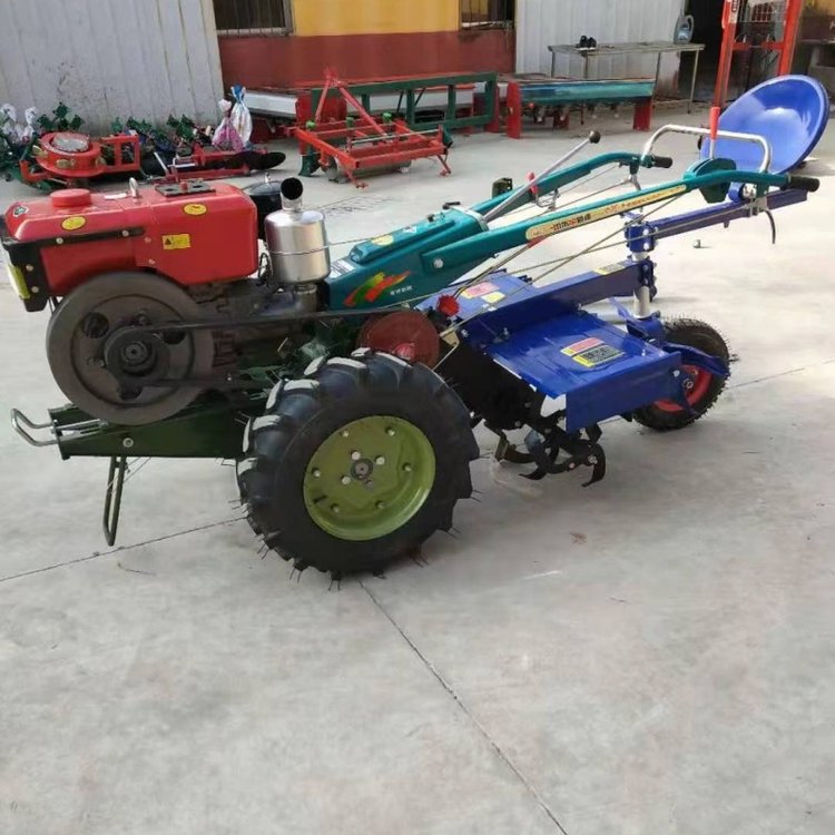 农用12马力手扶拖拉机 水旱两用微耕机 丘陵山地开荒手扶旋耕机