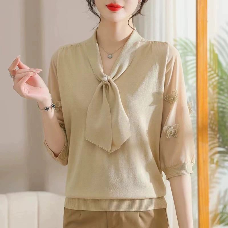 Autumn knitted thin base sweater, scarf, with sleeve