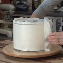 蛋糕抹面新手奶油抹平器刮板烘焙不锈钢工具抹胚抹边6寸8寸12
