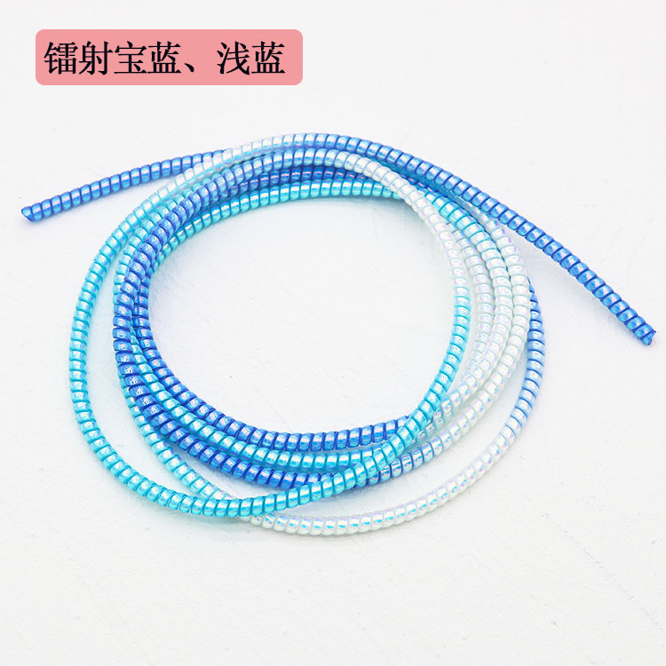 Nuevo láser 1,4 m cable de datos cable de protección de la cuerda manga protectora de datos bobinado primavera cuerda línea de protección fabricante ventas