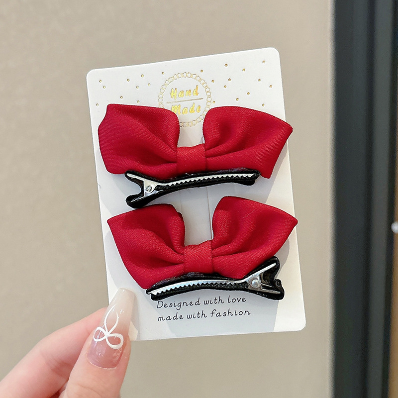 Año Nuevo accesorios para el cabello para niños arco de bordilla pinzas de cabello para niñas vestidos festivos vestidos chinos toques de cabello para niñas joyas de tarjetas de cabello