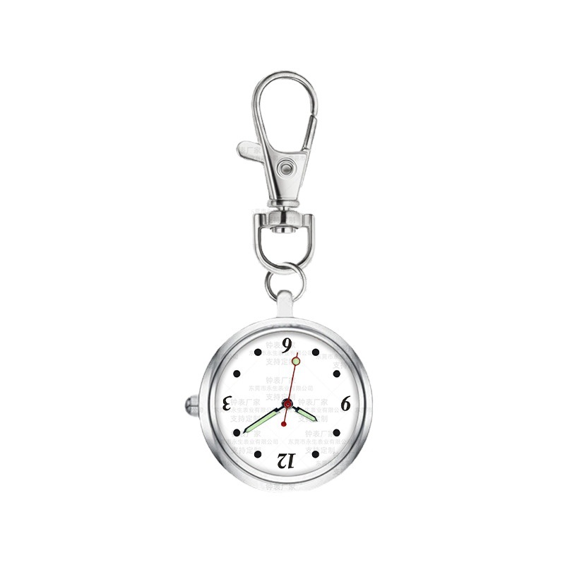 Venta al por mayor Gran dial llavero reloj de bolsillo reloj de enfermera ancianos niños hombres reloj de bolsillo hombres y mujeres pareja reloj colgante