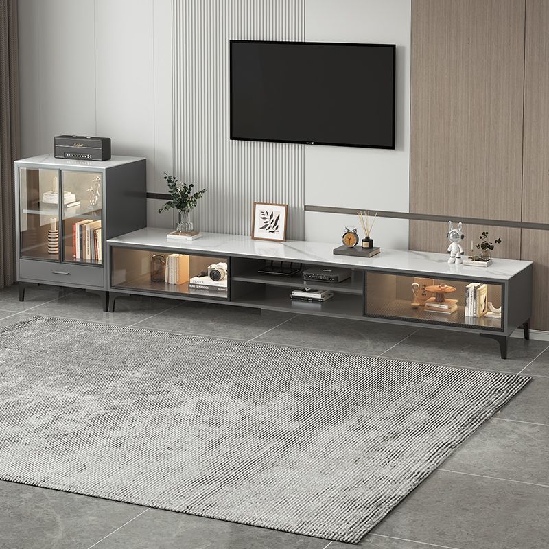 Gabinete de televisión de barra larga de tabla de roca sala de estar mesa de té combinación doméstica moderna y simple dormitorio pequeño