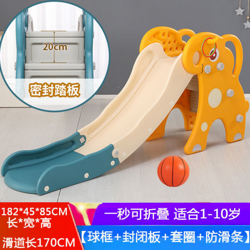 Slide para niños domésticos interiores de 2 a 10 años Baby Slide Swing 2 en 1 Family Playground multifuncional