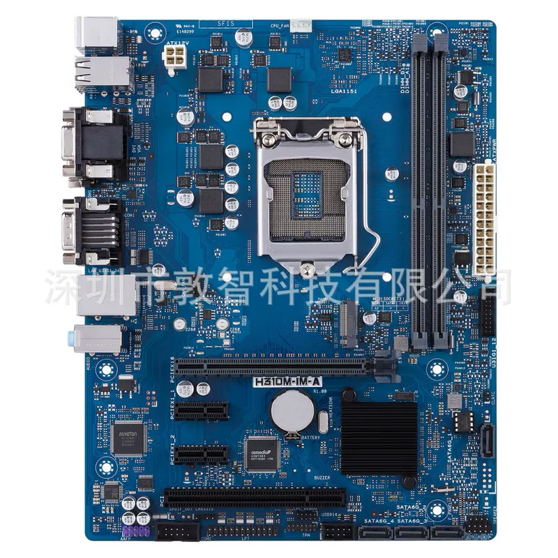 Hua-Shuo Shui Gongzai H310 Platform MATX Industrial Control Computer Motherboard H310M-IM-A