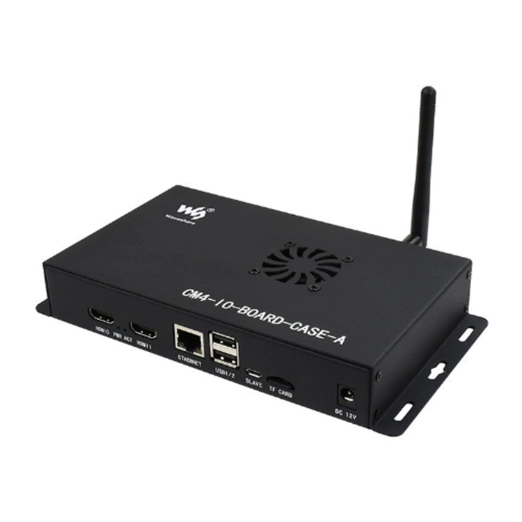 Raspberry Pi Compute Module 4 IO платa специальный металлический матовый корпус с кулером