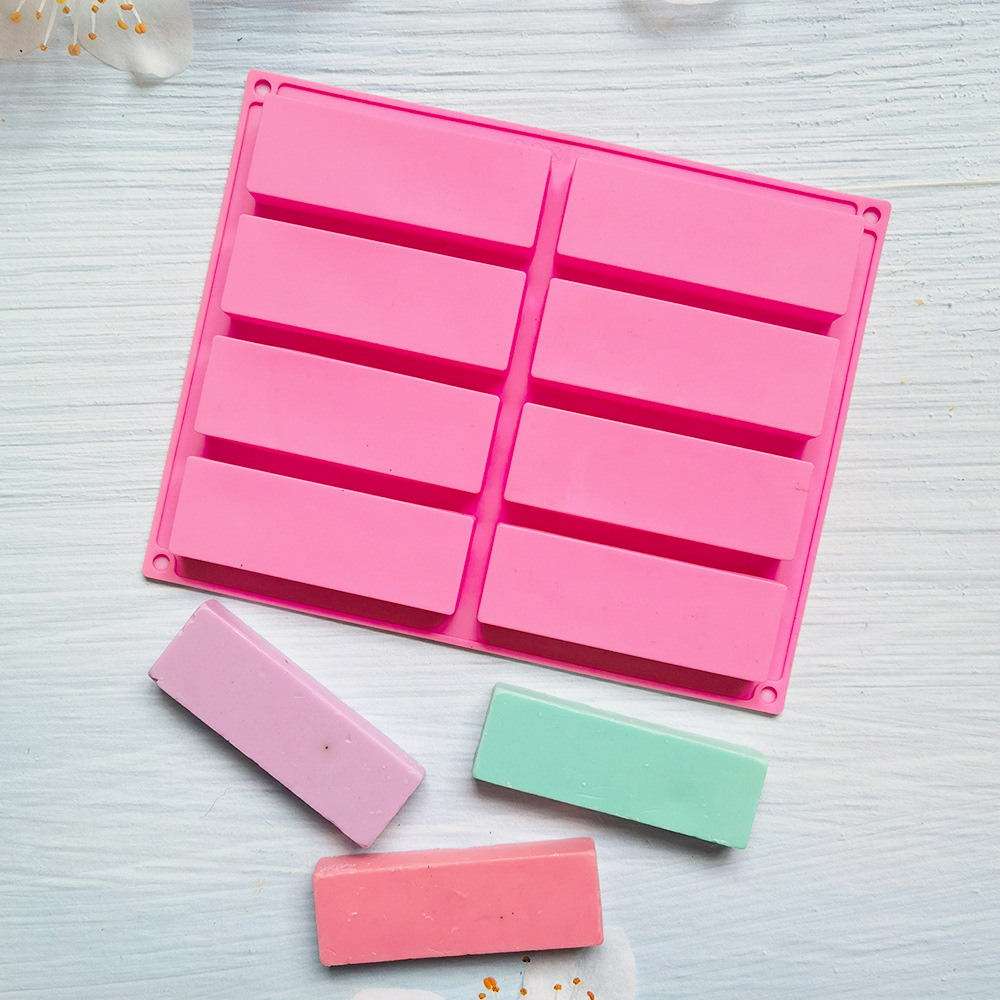 8 jabon rectangular 225 galletas pasteles molde de pasteles muffins herramientas de cocina para postres