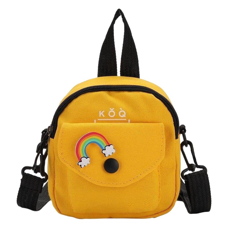 Оптовая симпатичная маленькая сумка 2023 Новая модная универсальная холщовая сумка-мессенджер Корейская Повседневная маленькая квадратная сумка через плечо