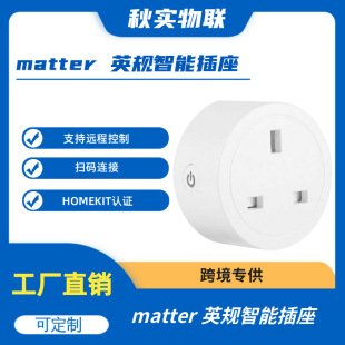 HOMEKIT authentication scan code matter smart socket SIRI voice control remote metering function