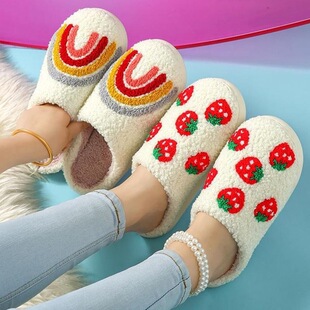 R 92927 Winter Halloween Heart Slippers ��������Ь ���l