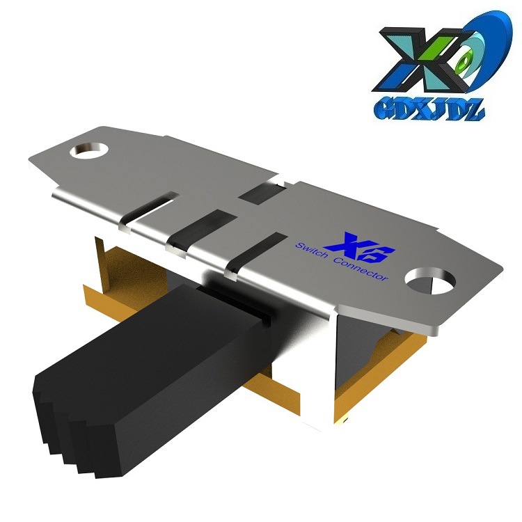 三位大电流开关3A 侧面3档拨动开关大电流 大功率侧插3档滑动开关