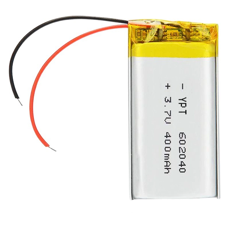 602040 полимерная литиевая батарея высокой емкости 350/400/450 мАч