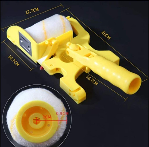 Clean cut paint edger roller
