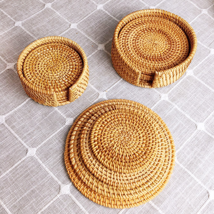 Vietnam Autumn Rattan Coaster Set Tea Mat Cup Holder Tea Ceremony Tea Set Iron Pot Heat Insulation Pad Pot Pot Pad Purple Sand Pot Holder Vietnam Autumn Rattan Coaster Set Tea Mat Cup Holder Tea Ceremony Tea Set Iron Pot Heat Insulation Pad Pot Pot Pad Purple Sand Pot Holder