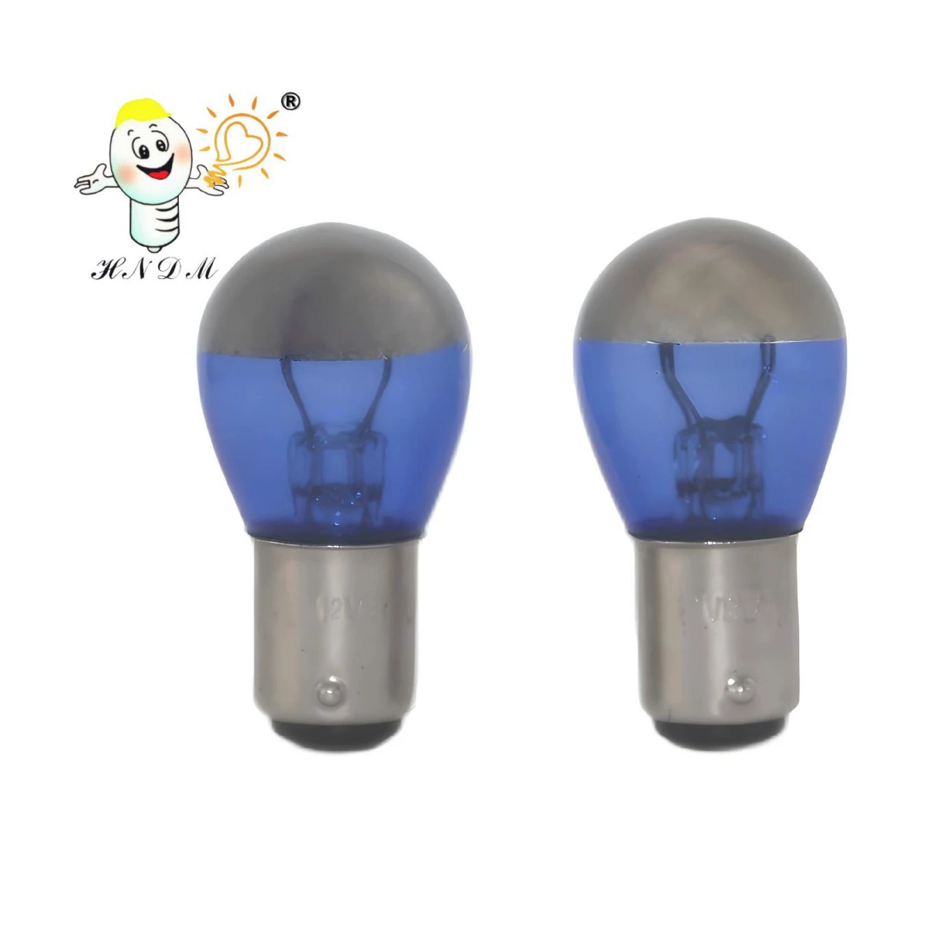 Ультра-белая автомобильная лампа S25 12V21/5W верхний хромированный натуральный синий стеклянная трубка стоп-сигнал ширина индикатора