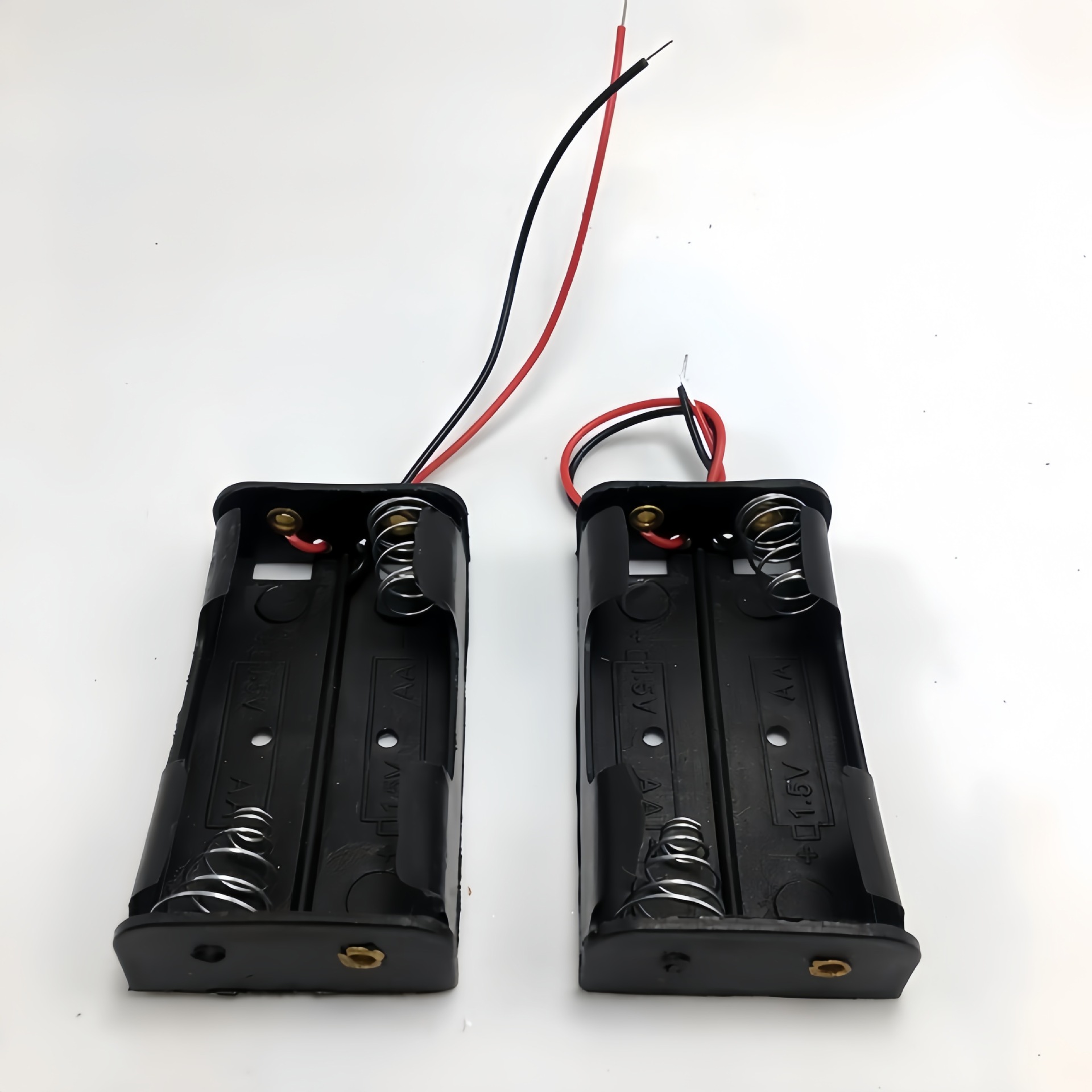 五号电池盒 两节 带线中小学科学实验用可串联可并联 可装2节电池