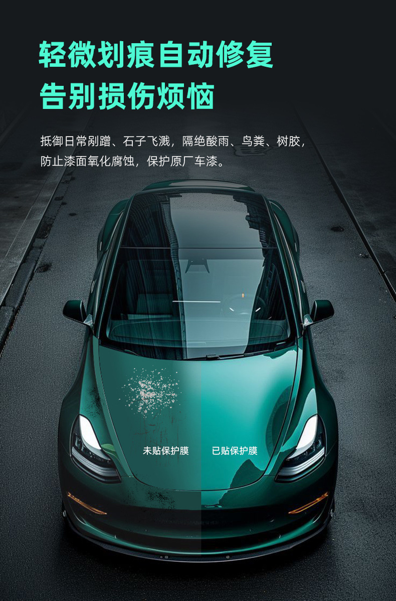 Ppf Invisible Car Wrap German Covestro Tpu Full Car Paint Protection Film Transparent Car Anti-Scratch Film for the Entire Vehicle
