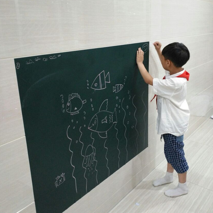 Factory Outlet Children Drawing Blackboard Stickers Graffiti Teaching Office Blackboard Wall Stickers Whiteboard Paper Blackboard Stickers Self